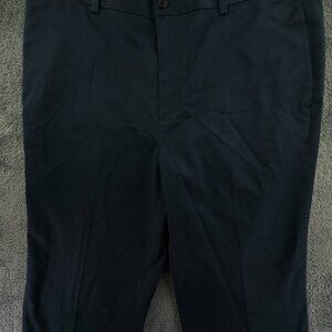 Brooks Brothers CLARK Advantage Chino Straight Leg Pants Men 36x32 Navy Blue